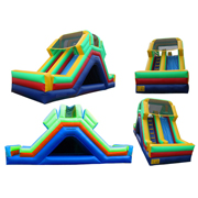 big inflatable water slide